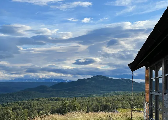 Veslestolen - Alhytte With Amazing View, 1000 Meter * Ål